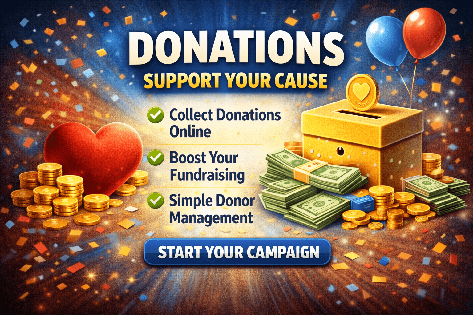 Tixoola direct donations preview – tiers, goals, and mobile giving